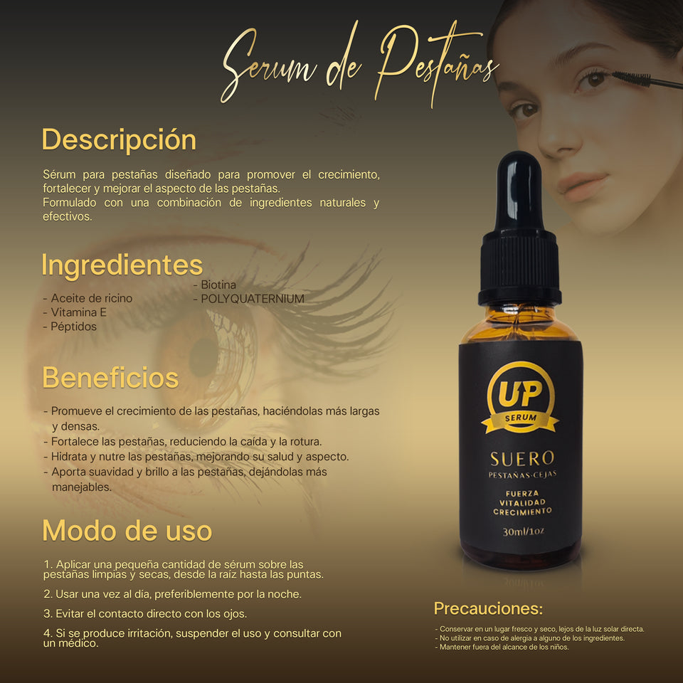 👁️ Pestañas más largas y cejas más densas en semanas