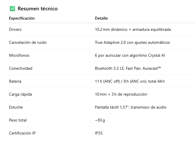🔊 Descubre el sonido sin límites con JBL Tour Pro 3